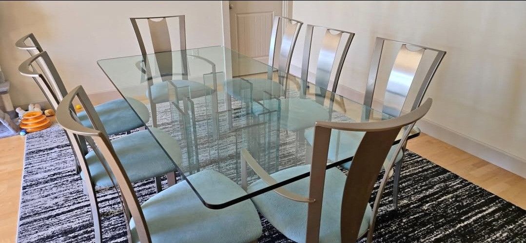 Modern Dining Table With 8 Chairs