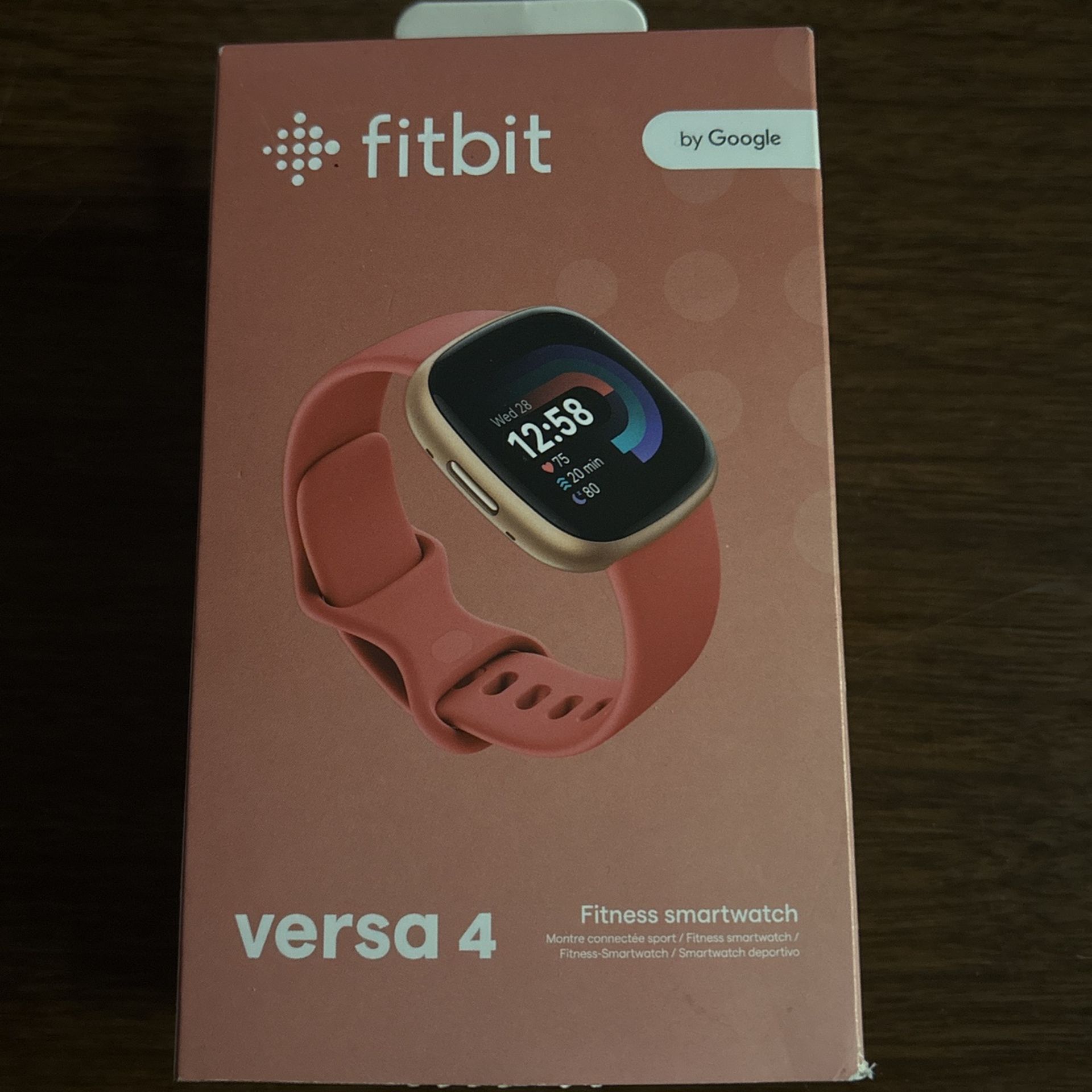Fitbit Versa 4 Fitness Smartwatch GPS Bluetooth, Waterproof, Heart Rate Tracker