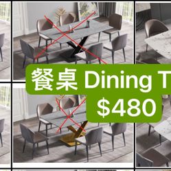 63'' Sintered/marble Stone Dining Table