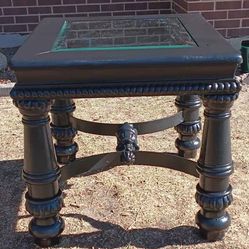 Beautifully Refurbished Black Side Table