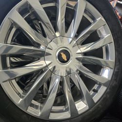 4 2024 CHEVROLET TAHOE 22" RIMS&TIRES