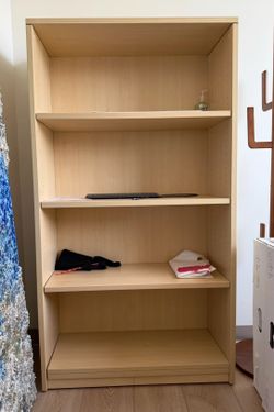 Book shelf commercial quality light wood