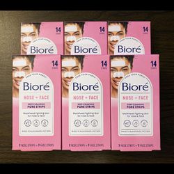 Biore Nose & Face Deep Cleansing Pore Strips 