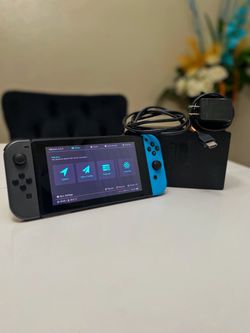 Modded Nintendo Switch with 256GB SD card