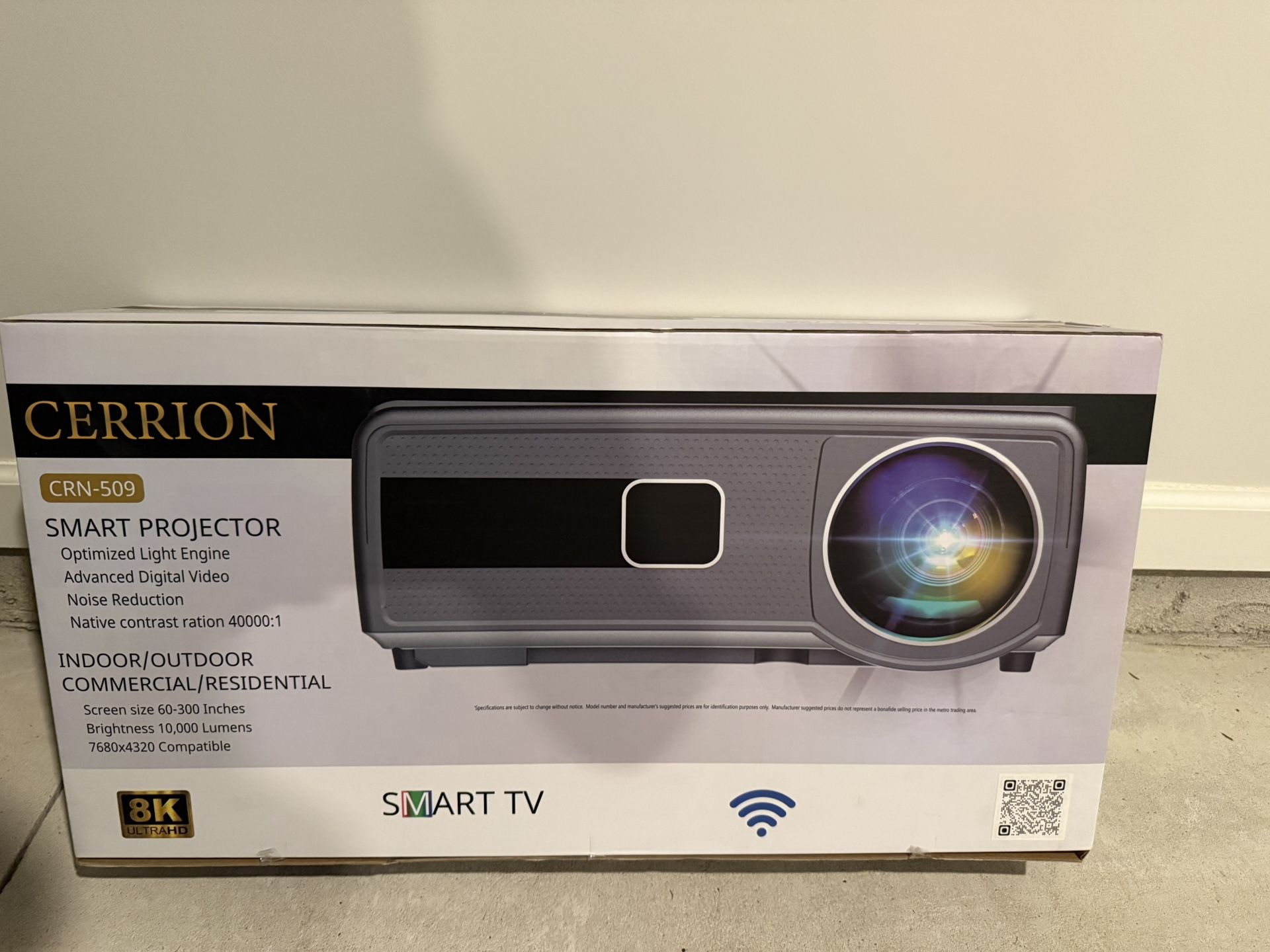 Home Theater Bravius Audio System With New 8k Projector And 72” Edge Screen