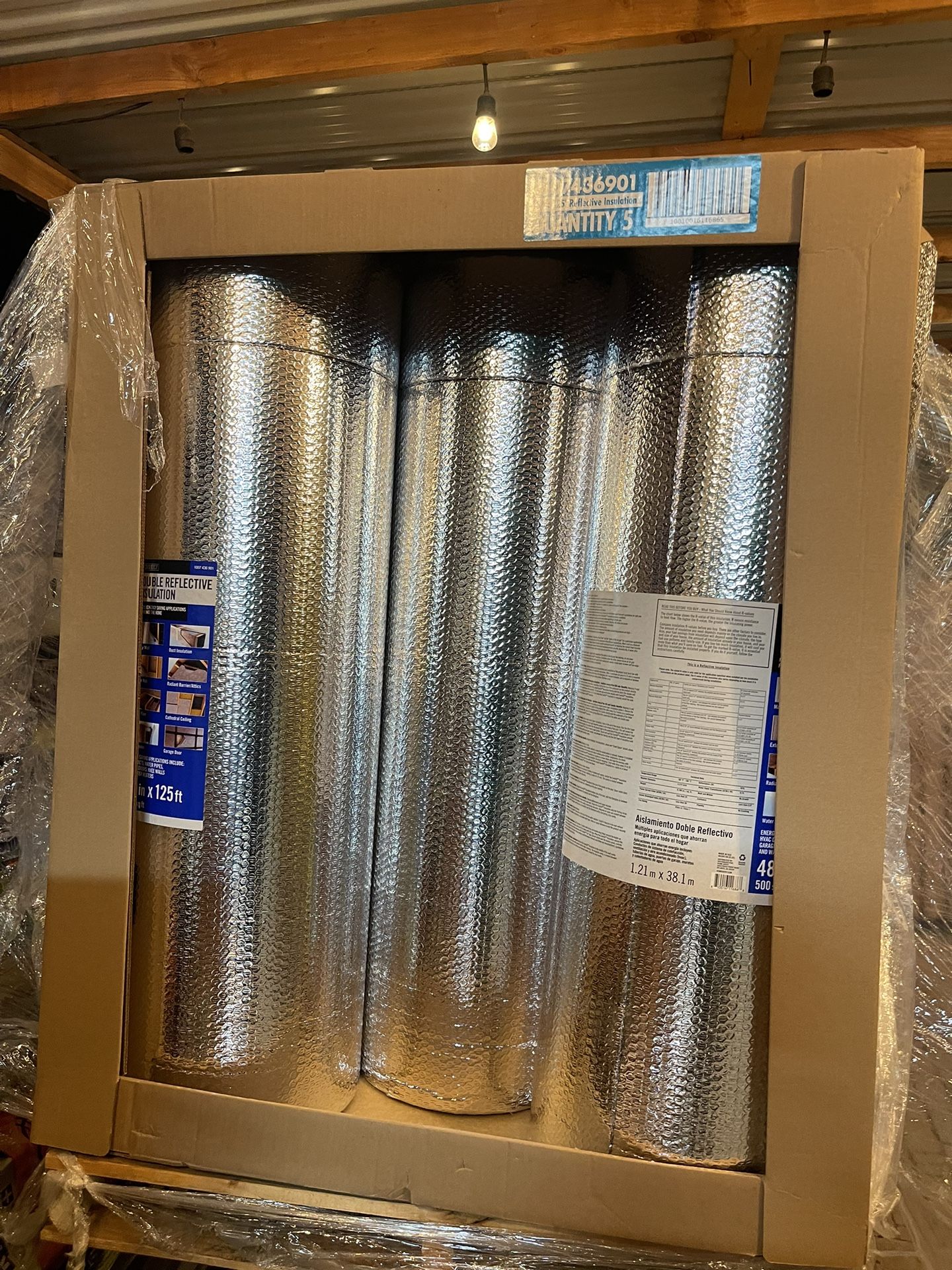 Everbilt
48 in. x 125 ft. Double Reflective Insulation Radiant Barrier