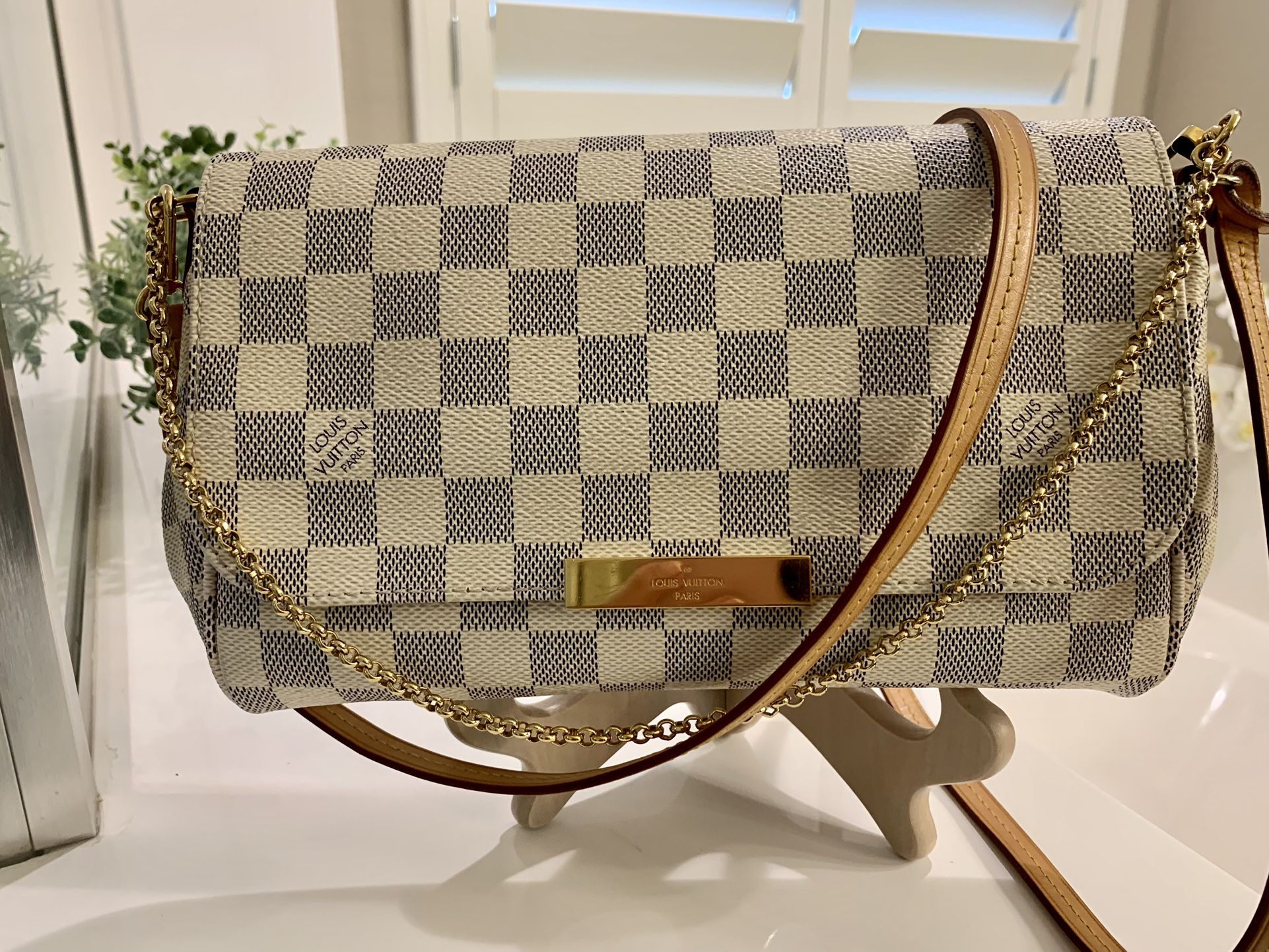 louis vuitton damier azur favorite mm
