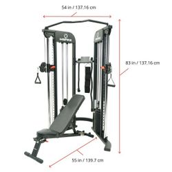 Functional Trainer With Bench Complete Set 