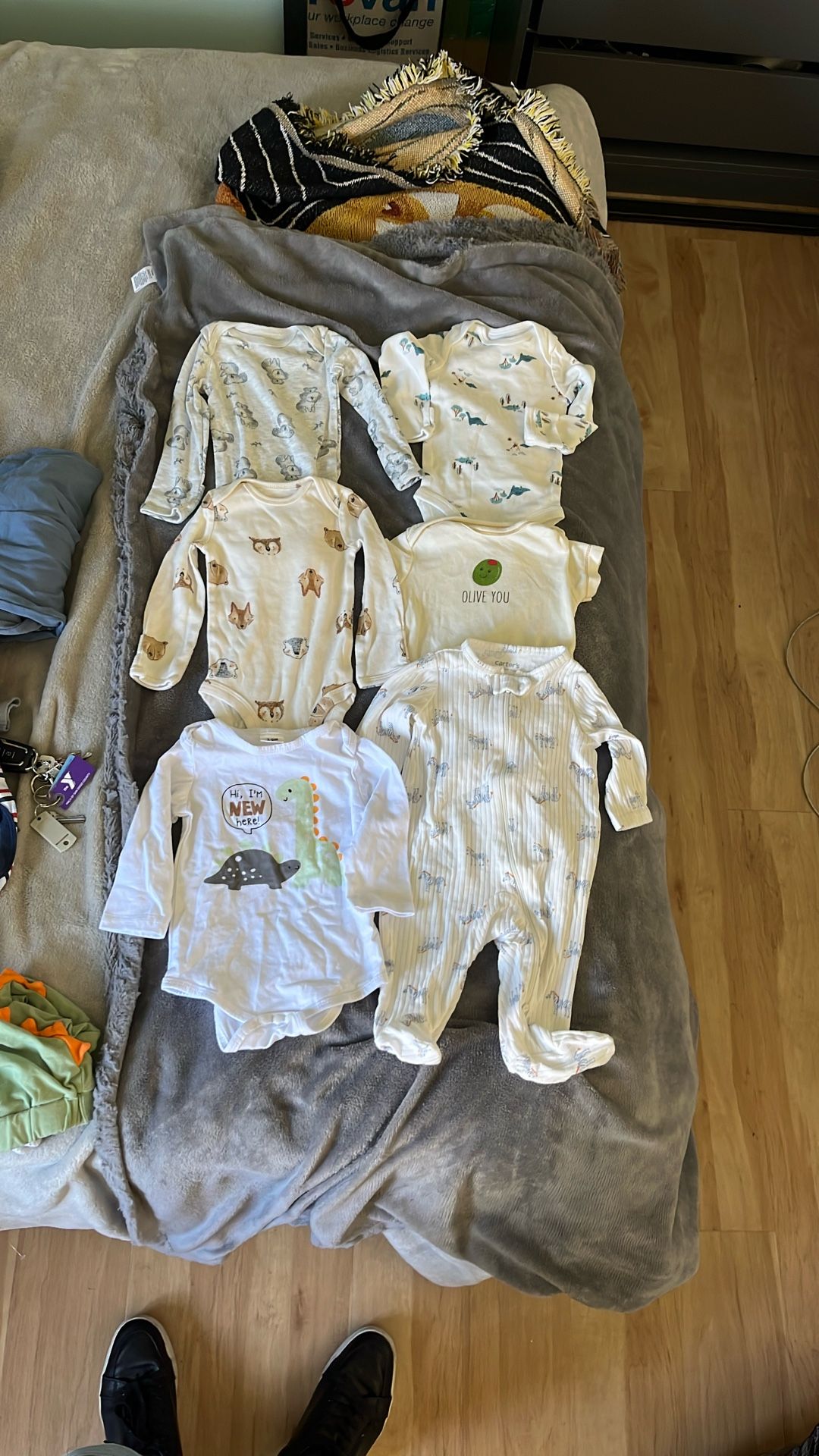 6 3 Month Old Onesies New