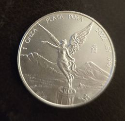2022 One ounce Libertad Uncirculated ready to have graded. Must see to appreciate.  Call Tom in Clovis fivefiveninethreefiveonesixthousand