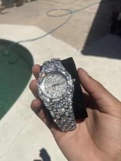 Iced Out Luxury AP Watch