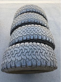 (4) 315/70R17 BFGoodrich All Terrain T/A KO2