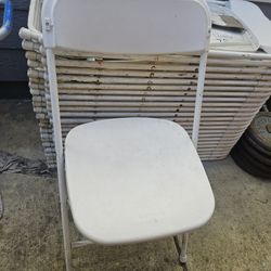 White Chairs $7 Each