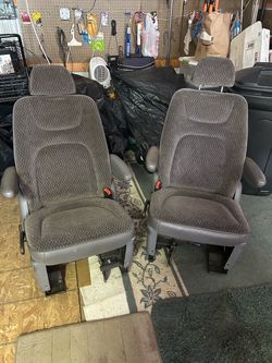 Grey Bucket Seats