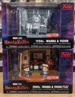 Funko Mini Moments: Marvel WandaVision Diorama Bundle - Target Exclusives (1950s & 2000s)