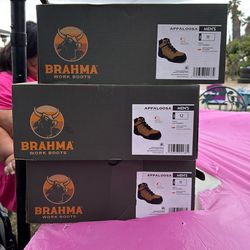 Brahma work boots size 11 and 12