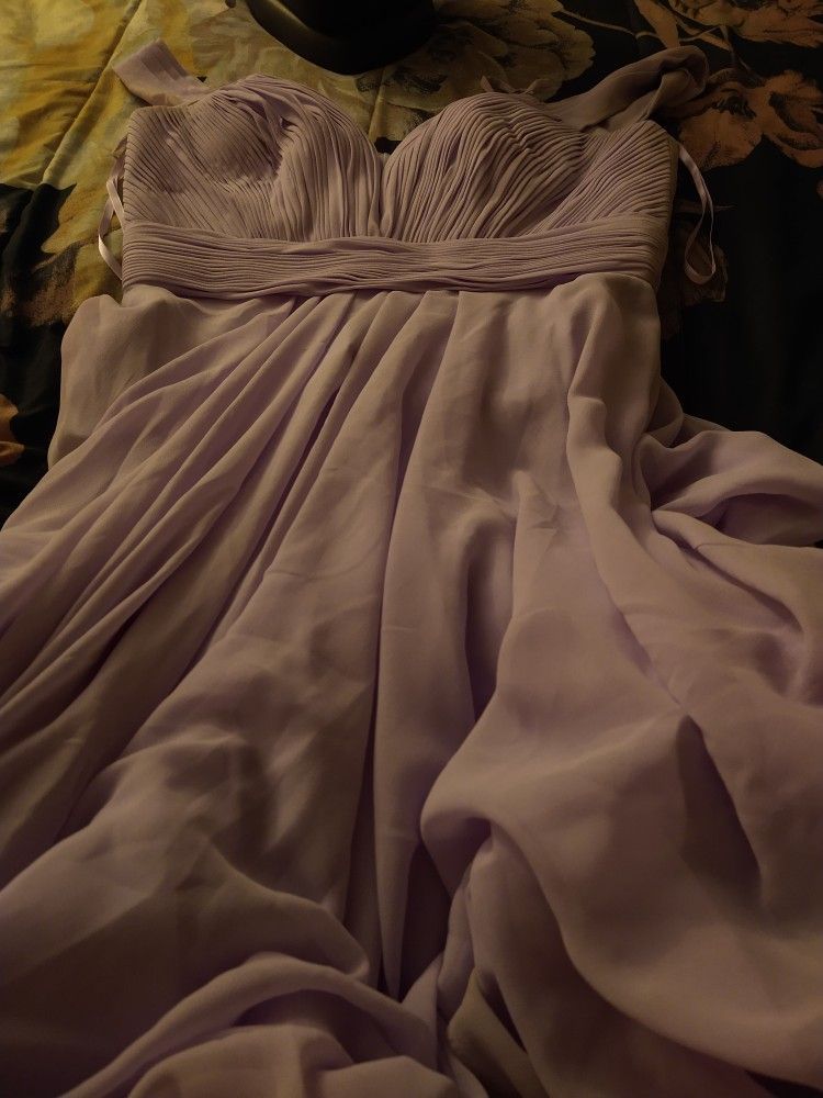 Lilac Purple Bridesmaid Dress