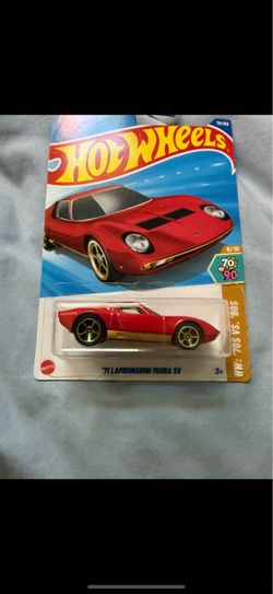 Hot wheels. 1971 Lamborghini miura SV