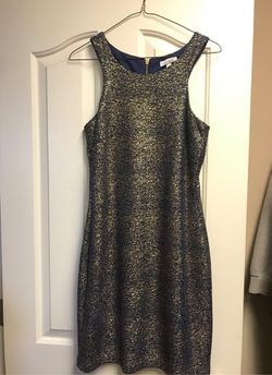 Navy/Gold speckled cute dress size 11
