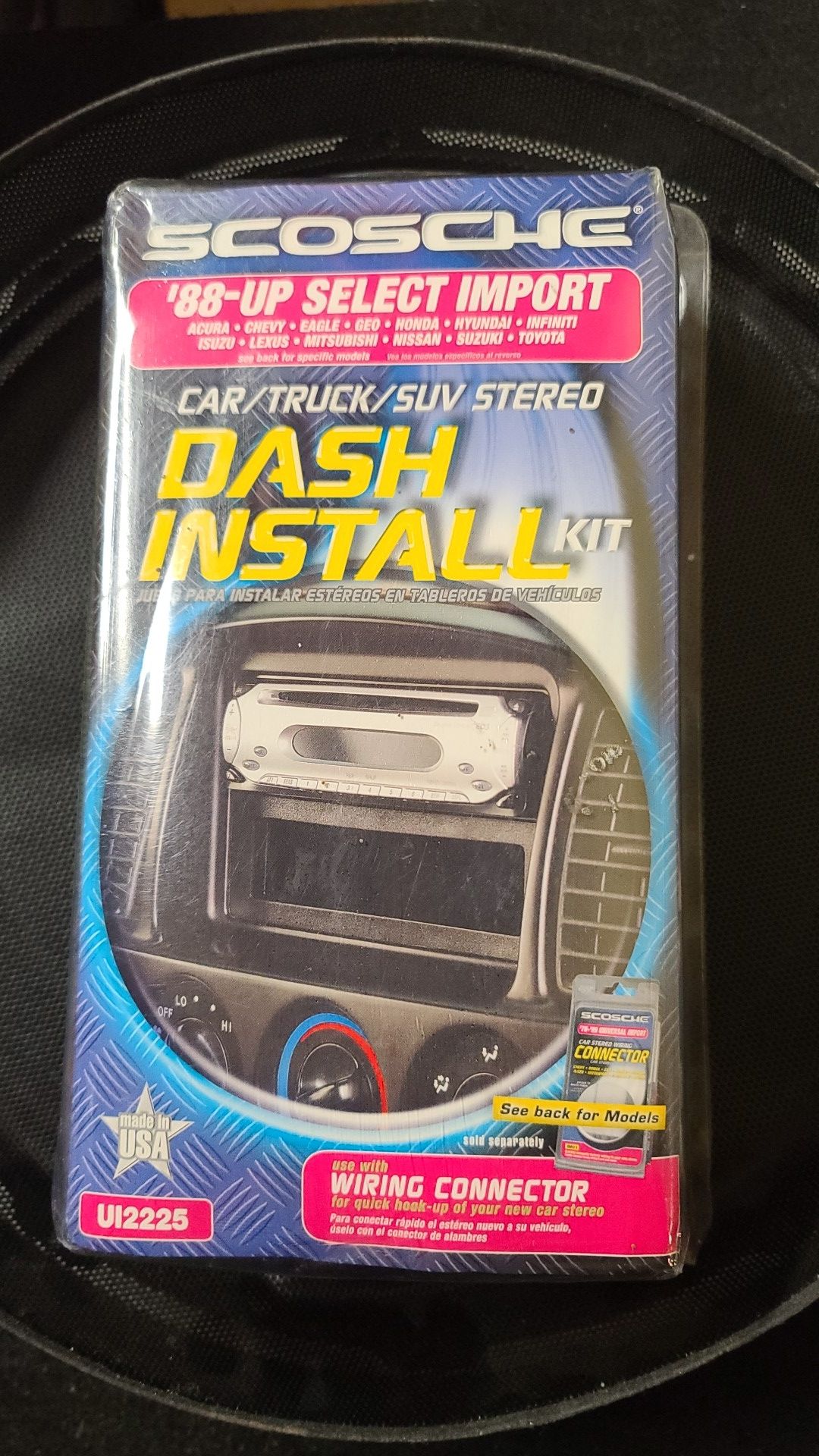 Car stereo dash kit '88-2004 + Import installation