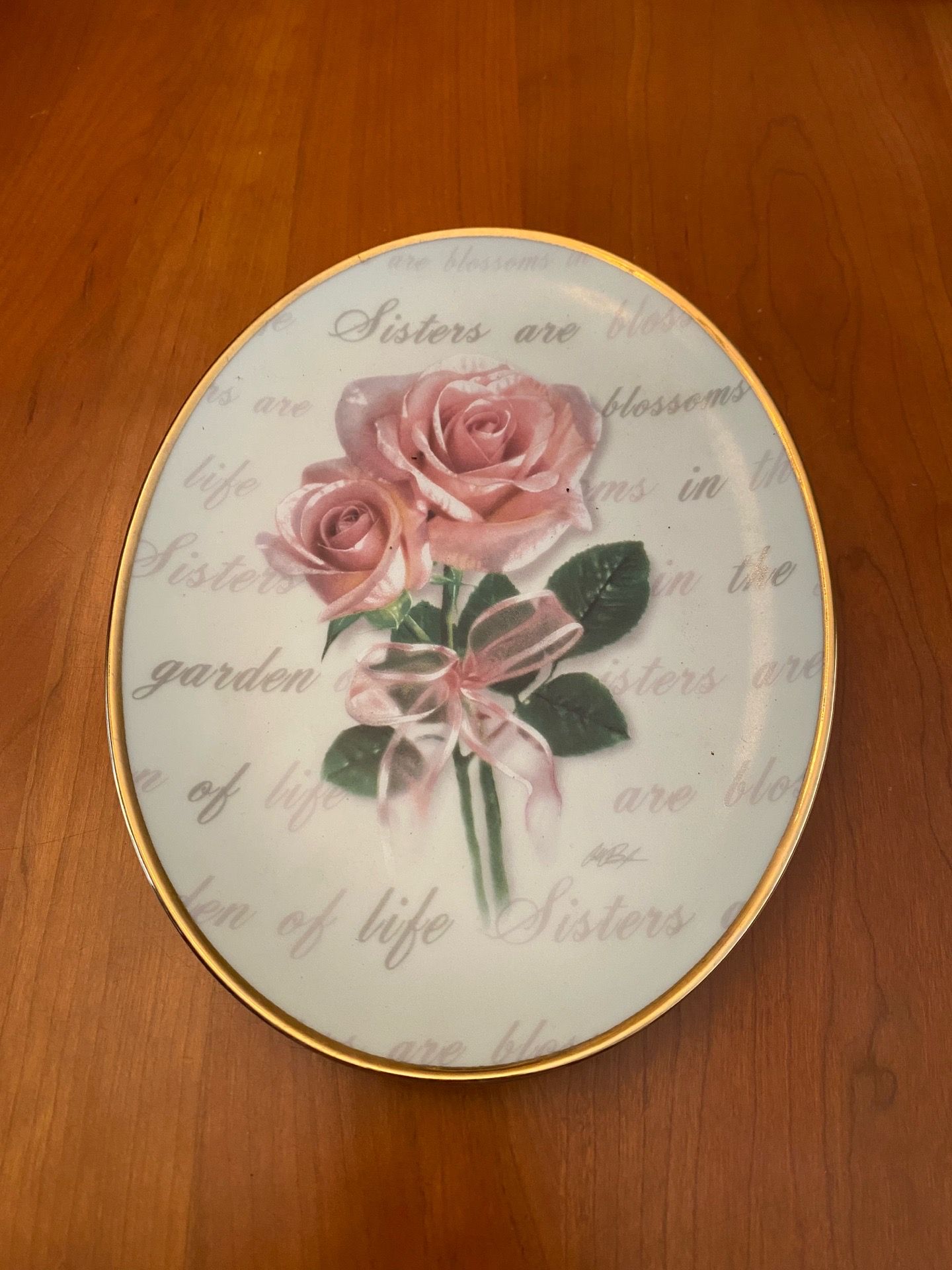 Sisters collector plate