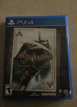 Batman Return To Arkham PS4 game.