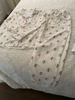 Floral Print Pajama Set Long Sleeve