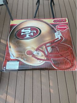 49ers Fathead Helmet Decal