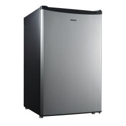 Galanz 4.3 cu ft Single Door Mini Fridge with Chiller GL43S5, Stainless