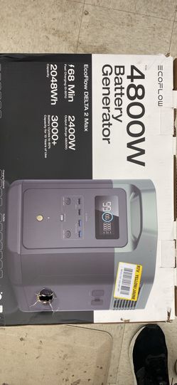 ECOFLOW 4800W battery generator
