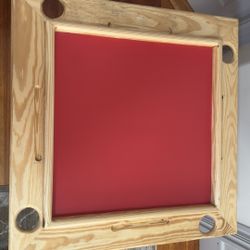 Mesa De Domino De Madera Nueva
