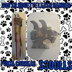 DOG LEASH HANGER 