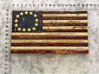 Wood flag