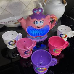 Leapfrog Musical Rainbow Tea Party For Pretend Play,– Lights Up And Plays Songs!