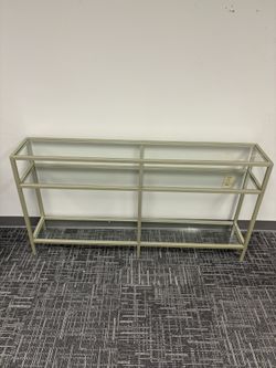 Table Glass Like New 