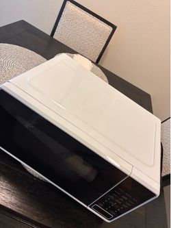 Small white microwave