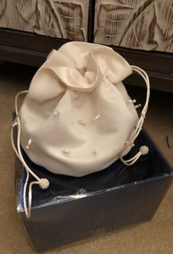 Ivory Wedding money bag