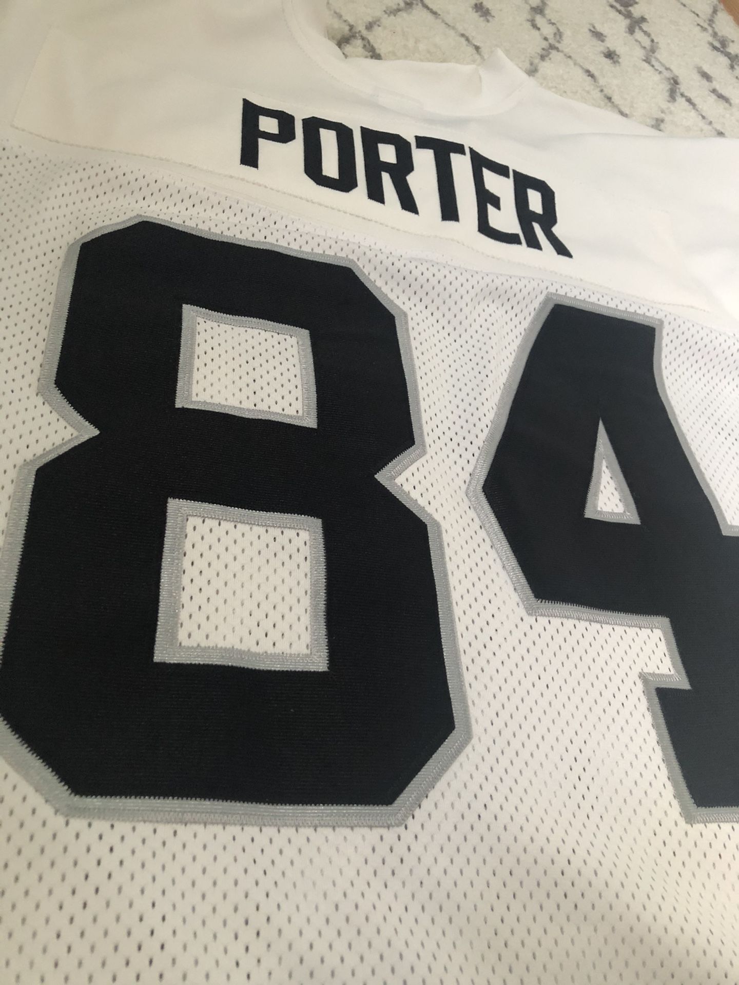 Raiders Jersey Full Authentic  Jerry Porter 