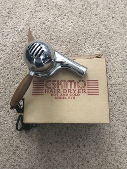 Vintage hairdryer