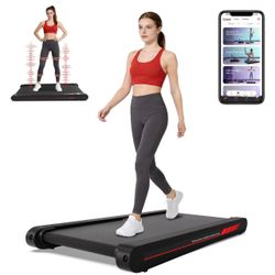 Under Desk Vibration Treadmill With 3 In 1 Vibration Plate For Home Gym Portable Walking Pad For Office Or Living Room Walking Running And Four Vibrat