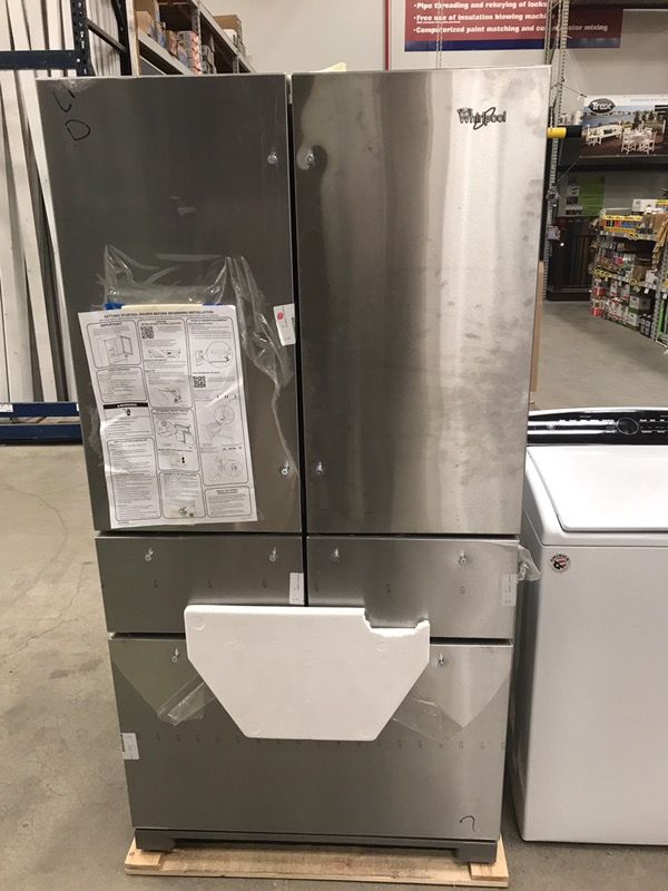 New whirlpool refrigerator stainless steel