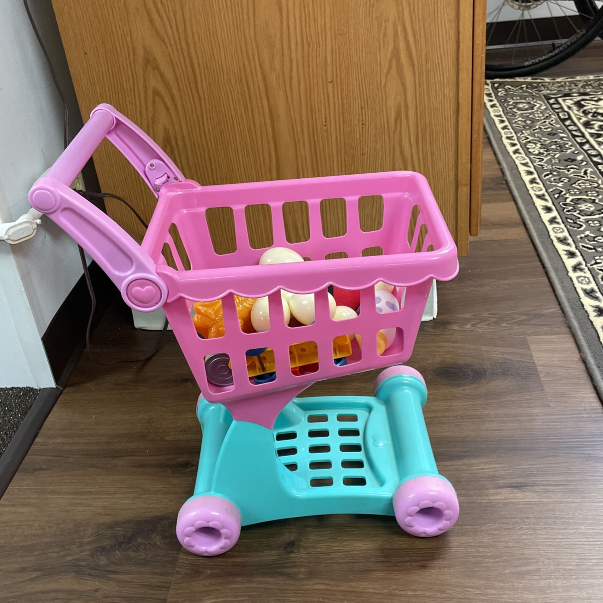 Kids Toy Grocery Cart 