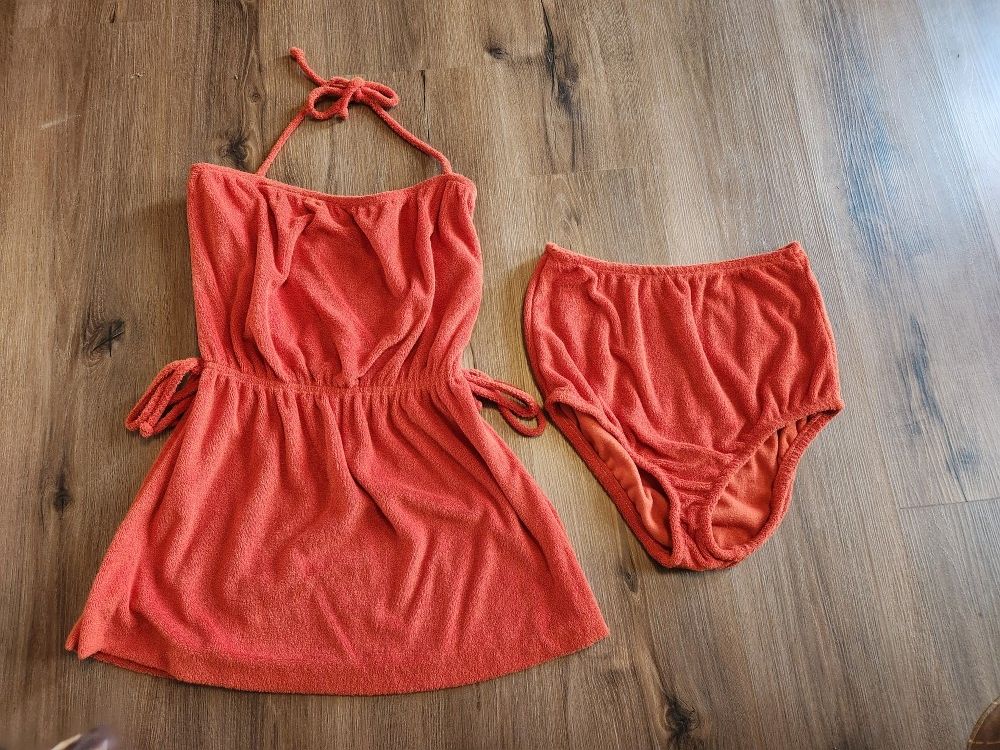 Vintage Womens Terrycloth Swimsuit
