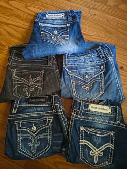 Women’s Rock Revival Jeans And Capri Jeans (Sizes 30-31)