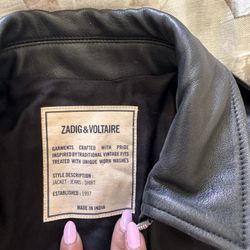 Black Leather Jacket Brand New 