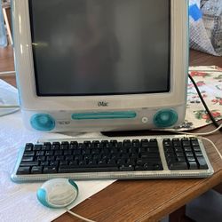 Vintage Apple iMAC Blueberry G3 Computer 