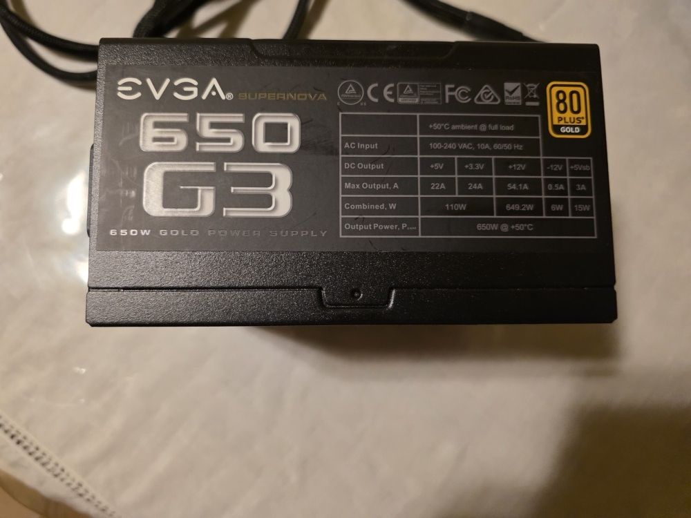 EVGA G3 Supernova 650W PSU
