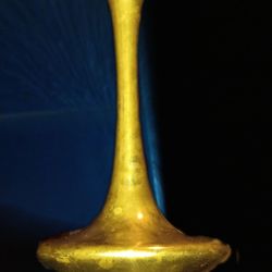 Vintage, High Quality Solid Brass Vase 13ish Inches Tall
