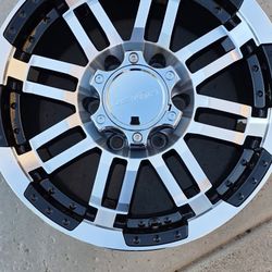 (4) NEW 17in Vision Warrior Wheels. 6x139.7 Toyota/Chevy 