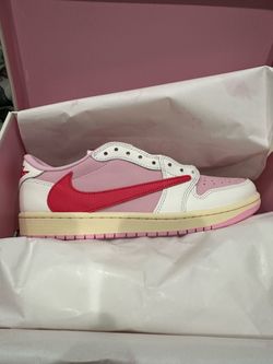 Nike Air Jordan 1 Low x Travis Scott Tropical Pink sz 10